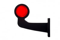 links | LED pendellamp | haakse steel & matte lens | 12-24v | MB-1021RW