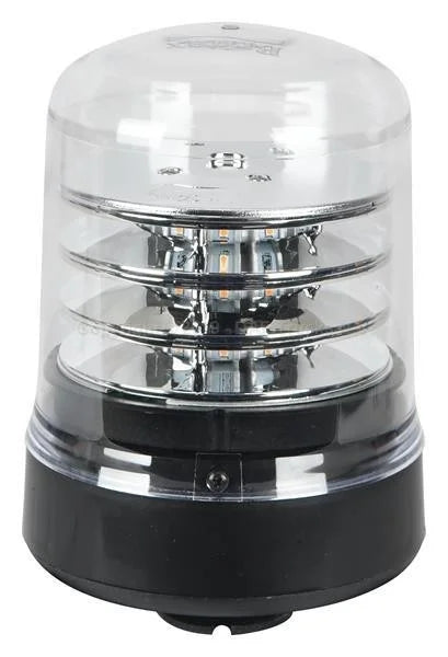 LED R65 Zwaailamp amber-transparant 12-24v 1-bouts B200-serie