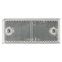 Witte reflector | 90 x 40mm. | schroefbevestiging | VRF-501W