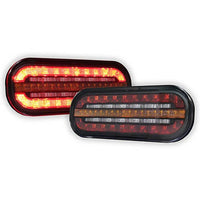 LED compact achterlicht met dynamisch knipperlicht | 12-24v | VC-320B5SS