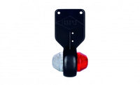 LED breedtelamp links rood-wit 12-24v 50cm kabel | MB-4231RW