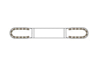 LED flitsbalk amber | 13 serie | ECE-R65 amber | 1250mm | 24 LED's | 13-00005-E