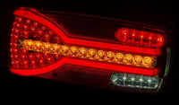 Links | LED achterlicht dynamisch knipperlicht | 12-24v | 7-PIN AMP connector | V14C7-901B7