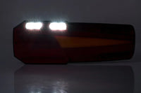 LED neon achterlicht links (non-driehoek) 12-24v 7-PIN's AMP | VC-5051B7