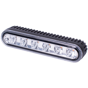 LED flitser 6-LED | R65 | rood | 12-24v | ED5000R