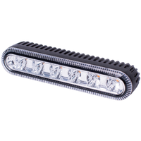 LED flitser 6-LED | R65 | rood | 12-24v | ED5000R