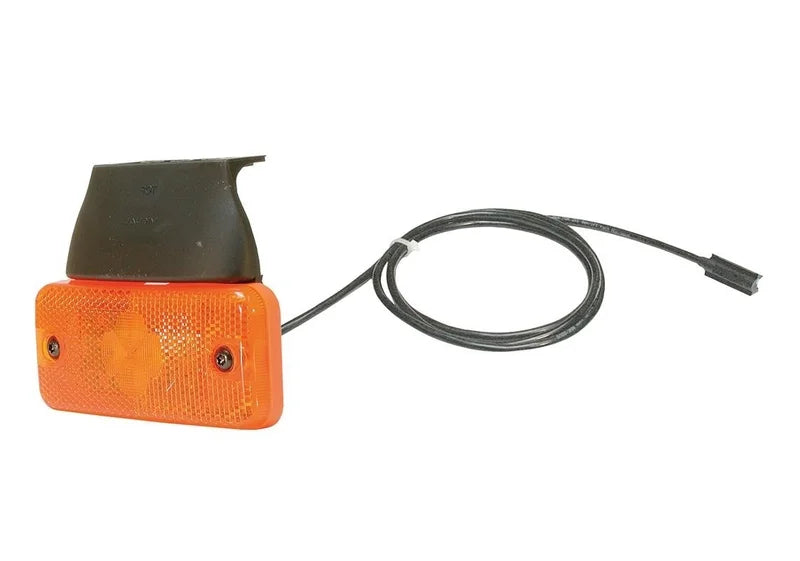 LED markeringslicht amber | 24v | 50cm kabel | 1,5mm² connector | D10494