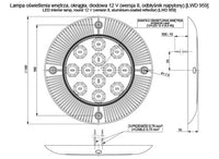 LED interieurlamp 500lm - 4500K - 12v | BG-1910W-12V