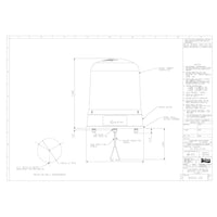 LED zwaailamp amber | 12-24v | 3 bouts | B200 serie | R65 | B200.00.LDV