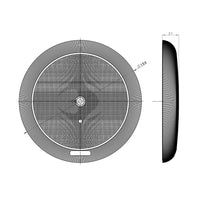 LED interieurlamp rond - 1200lm - 4000K - 12-24v | BG-1200