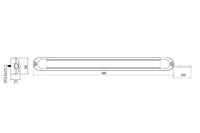 LED interieurverlichting 38cm - 12-24v - motion - 50cm kabel | BS-2038