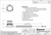 LED zwaailamp amber | 12-24v | Magneet ECCOLED | R65 | EB5017A