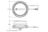 LED R65 Zwaailamp 12-24v Amber-transparant-CISPR-IP69K-1-Bouts
  | EB5101CA