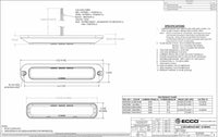 LED flitser 6-LED | R65 | amber | 12-24v | ED3705A