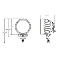 LED Blue arrow forklift safety lamp 10-60v