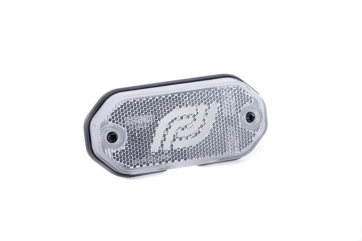 LED markeerlicht | wit | 12-24V | 0,5m. kabel + 0,75 connector