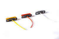 LED markeerlicht | rood | 12-24V | 0,15m. kabel | incl zwarte behuizing