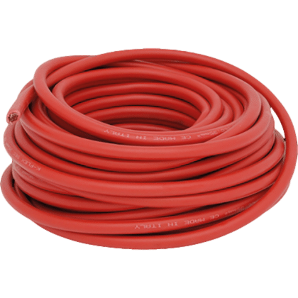 Accukabel | Rood | 1 x 25mm² | PVC | 500m