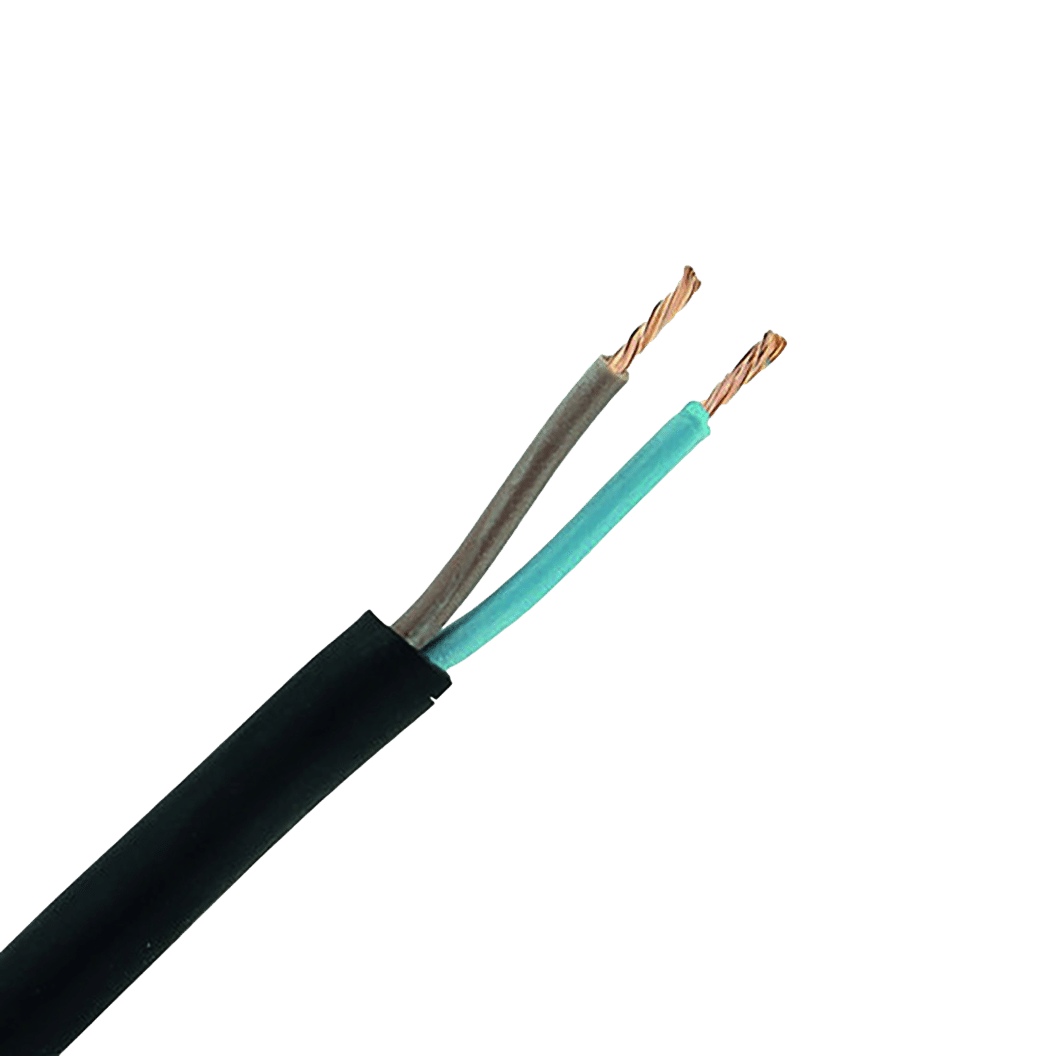 2-aderige kabel | 1,50mm² | bruin-blauw | rond | 100m
