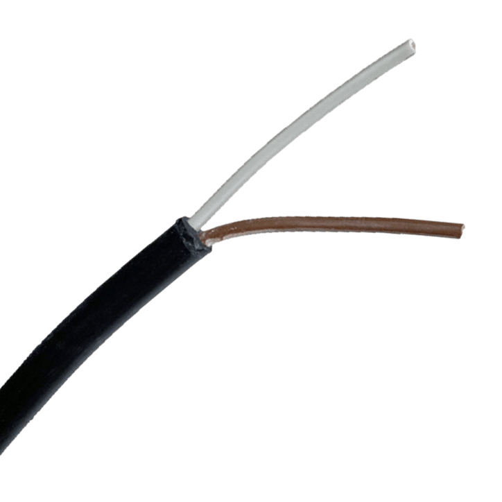 2-aderige ADR-kabel | 1,50mm² | bruin-wit | rond | 100m