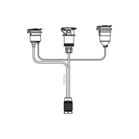 Frontkabel 15P | 24N | 24S, 150cm kabel met 15P Bajonet