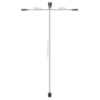 Hoofdkabel 15m | incl zij-kabel | 15-aderig | 2x 15P Bajonet