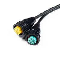 Achterlichtkabel 15P baj. naar 2x 7-PIN's AMP excl. zij-kabe