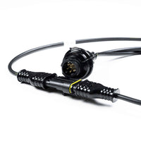 Y-kabel tbv 3 achterlichten (schuifconn.) incl. zijkabel