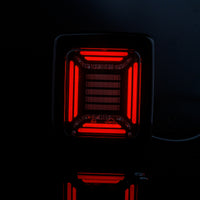 LED achterlicht | black | 12-24v | 100cm kabel | H+V montage