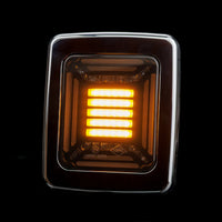 LED achterlicht | chrome | 12-24v | darklook | H+V montage