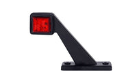 LED breedtelamp links rood-wit 12-24v 50cm kabel | MB-4661RW