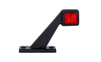 LED breedtelamp rechts rood-wit 12-24v 50cm kabel | MB-4662RW