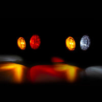 LED Breedtelamp rechts rood/wit/amber 12-24v 0,5m+1,5mm² con