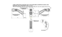 LED dark breedtelamp links 12-24v 0.5m. kabel