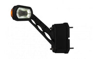 LED breedtelamp rechts met alarm rood-wit-amber 12-24v | MBA-2762RWA
