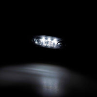 LED dark markeringslicht wit incl. beugel 12-24v 50cm kabel