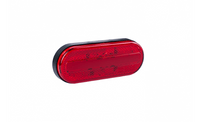 LED markeringslicht rood | 12-24v | 50cm. kabel | MV-5000R