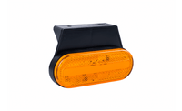 LED markeringslicht amber met beugel | 12-24v | 50cm. kabel | MV-5050A