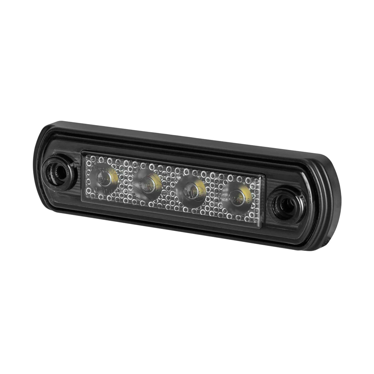 LED dark markeringslicht wit 12-24v 50cm kabel