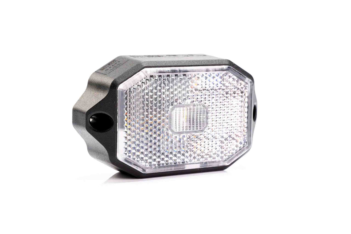 LED markeringslicht wit 12-24v, 0,75mm2 connector | MV-5710W