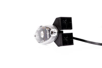 LED markeringslicht + steun ovaal wit 12-24v 50cm kabel | MV-5890W