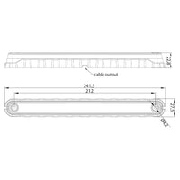 LED markeringslicht amber | 12-24v | 0,15m. kabel | MV-5900A