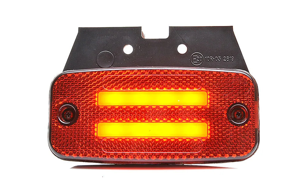 LED ADR markeerlicht rood 12-24v 22cm kabel