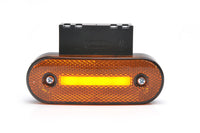 LED ADR mark.licht amber incl knipperlicht 12-24v 22cm kabel