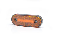 LED ADR mark.licht amber incl knipperlicht 12-24v 22cm kabel
