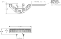 LED hoekflitser |12-LED's | R65 | amber | 12-24v | ED5100CA