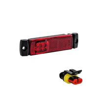 LED markeringslicht rood 12/36V 0,5m + Superseal