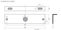 Montagesteun tbv SF-2600 &amp; SF-3600