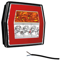 LED compact achterlicht zonder kentekenlicht | 12-36v | 100cm. kabel | V10C3-710