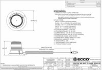 LED zwaailamp amber | 12-24v | magneetvoet | 400-serie | R65 | V11054